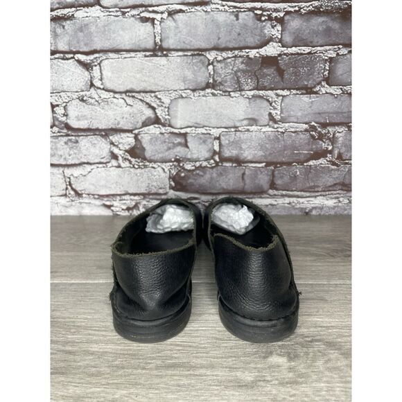 Petrucha Handmade Black Leather Slip On Casual Flats Shoes Women’s 41EU/10.5M US - Picture 4 of 16